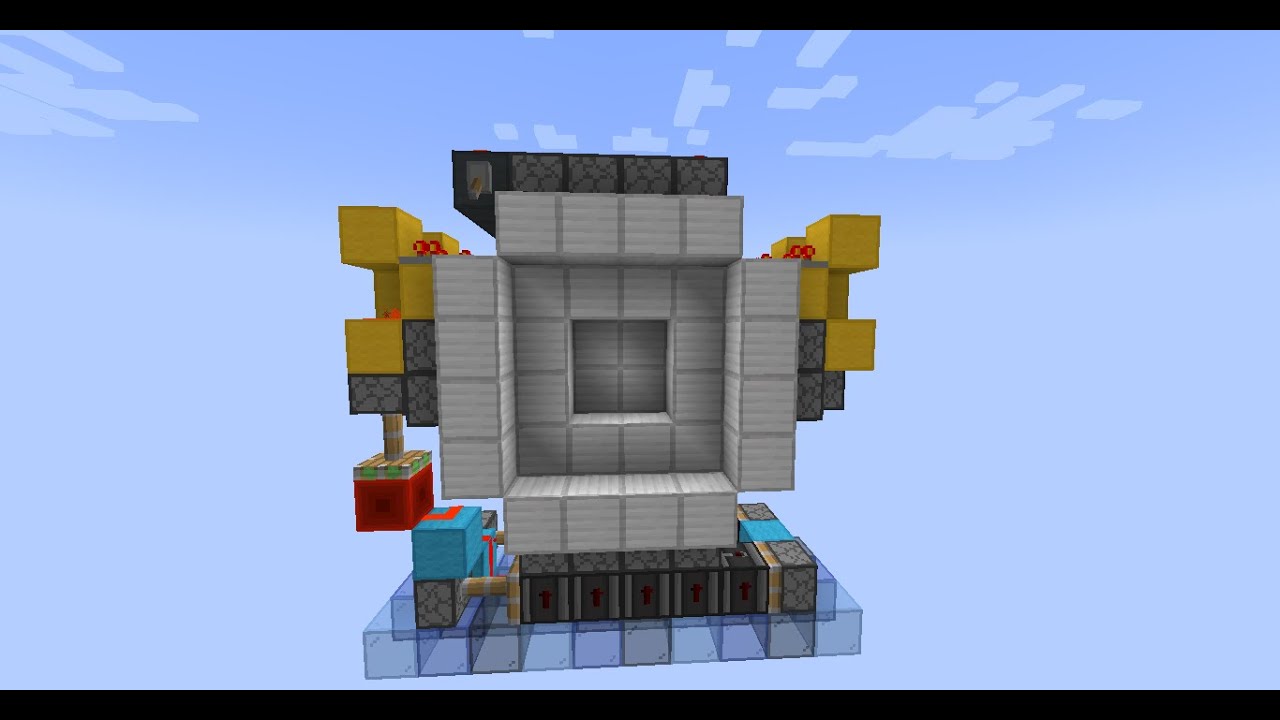Tutorial: How to make a 4 by 4 Vault door! Minecraft java 1.17 - YouTube