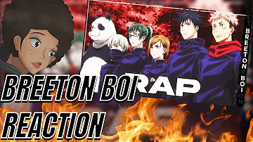 AfroLegacy Reacts To JUJUTSU KAISEN TOKYO STUDENTS CYPHER | "Sorcery Fight!" | Breeton Boi & More