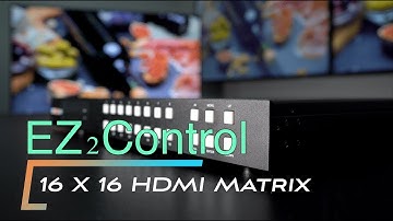 Easy to Control 16x16 HDMI Matrix Switch with ARC - BG-UHD-1616M