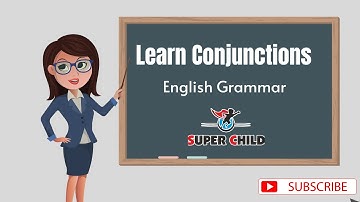 Conjunctions in English Grammar | All Conjunction English Grammar | Kids Learning Video #funlearning