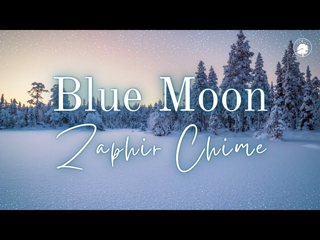 Campanella A Vento Zaphir Blue Moon Inverno – Tubo In Materiale Naturale, Resistente Alle Intemperie, Scala Pentatonica Per Relax E Musicoterapia