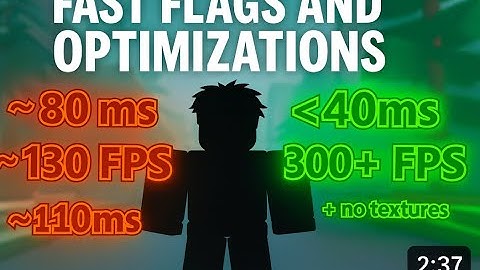 Low Ping, High FPS — The Ultimate Fast Flag Settings!