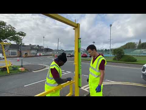 Double Leaf Height Barrier with Lower Gate video thumbnail