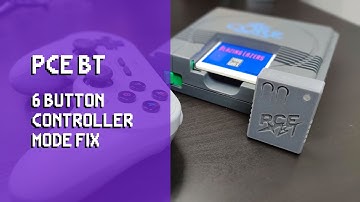 PCE BT 6 Button Controller Fix