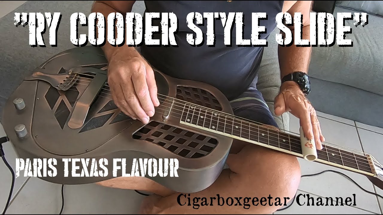 Ry Cooder Style Slide-Paris Texas Flavour-played by Gazza Miller