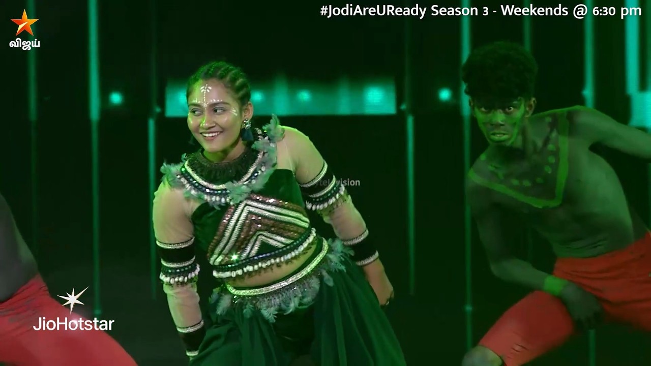 இந்த Performance வெறித்தனம்.. 🔥 #KuttyPattasuHarshitha #Anish  | Jodi Are U Ready Season 3