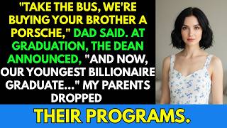 My Parents Made Me Take The Bus To My Graduation — While Buying My Brother A Porsche
