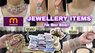15 Meesho Jewellery | Partywear Necklaces | Jewellery Haul | Meesho A.D. Jewellery