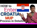 Enter CROATIA form Fill up Process in details