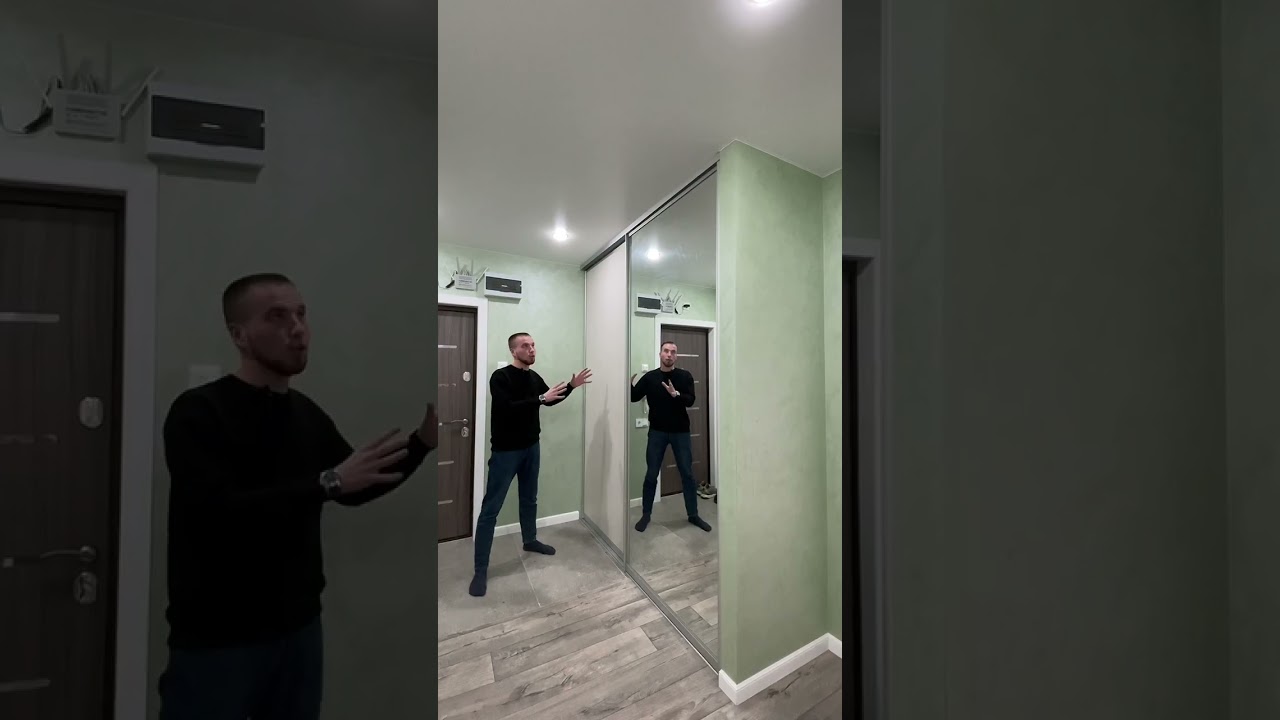 Как сделать такой встроенный шкаф?