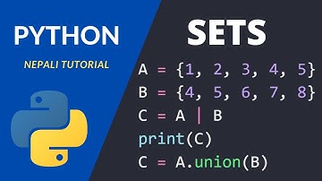 Mastering Python Set: A Comprehensive Tutorial on Set Data Type in Python| Nepali Tutorial