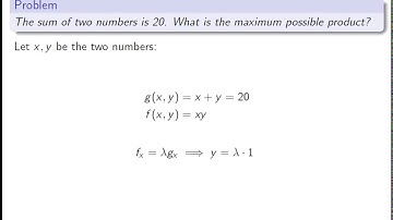 Lagrange Multipliers Example 2 EASY | Constrained Optimization