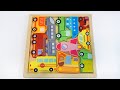 Learn Vehicles, Fire Truck, Train, Bus with Activity Puzzle for Toddlers!