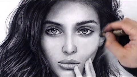 Female Charcoal Portrait Practice - FREE Art Tutorial (link in my channel)