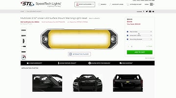 Video Demo: Interactive MultiColor Selector Tool - by SpeedTech Lights!