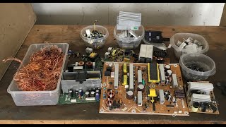 Scrapping 36lbs of circuit boards: How much more MONEY DID I MAKE REMOVING THE COPPER AND ALUMINUM