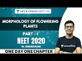 Morphology of Flowering Plants | One Day One Chapter | Target NEET 2020 | Dr. Anand Mani