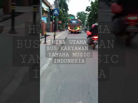 HIBA Utama Bus Jemputan Karyawan PT Yamaha Music Indonesia