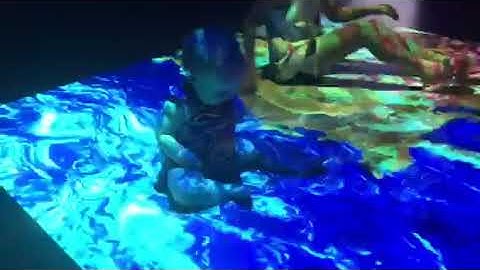 Snowflake on the interactive floor at SMO