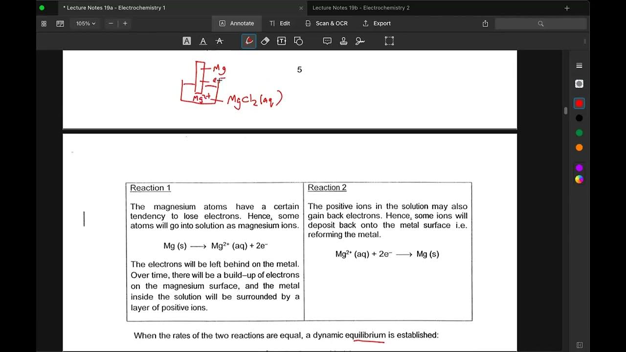 A Level Chemistry Electrochemistry 1 YouTube