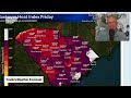 Heat and smoke return in Frank's Carolina Weather forecast
