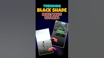 TRENDING BOTTOM BLACK SHADE EFFECT REELS VIDEO EDITING | REELS TRENDING TUTORIAL | CAPCUT TUTORIAL