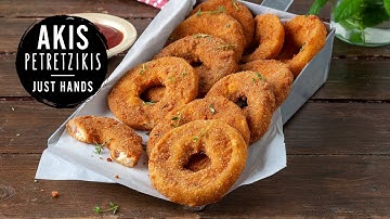 Stuffed Onion Rings | Akis Petretzikis