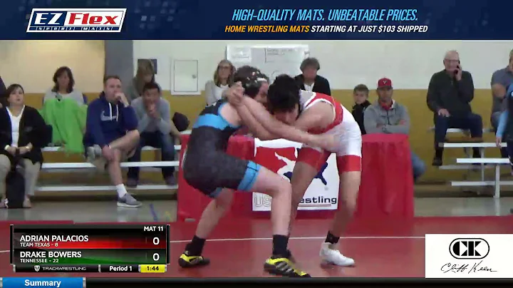 Mat 11 125 Adrian Palacios Texas Vs Drake Bowers T...