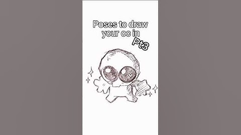 Poses for oc | Pt 3 | (#art #oc #drawing #shorts )