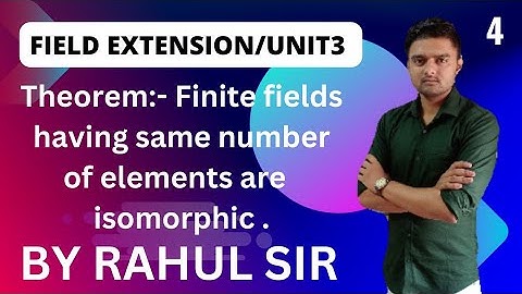 field extension unit 3 / class 4/ msc mathematics seconed sem/mdu /  kuk /jju/ By RAHUL SIR