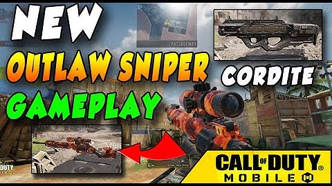 *NEW* OUTLAW Sniper and CORDITE Gameplay In Call of Duty Mobile