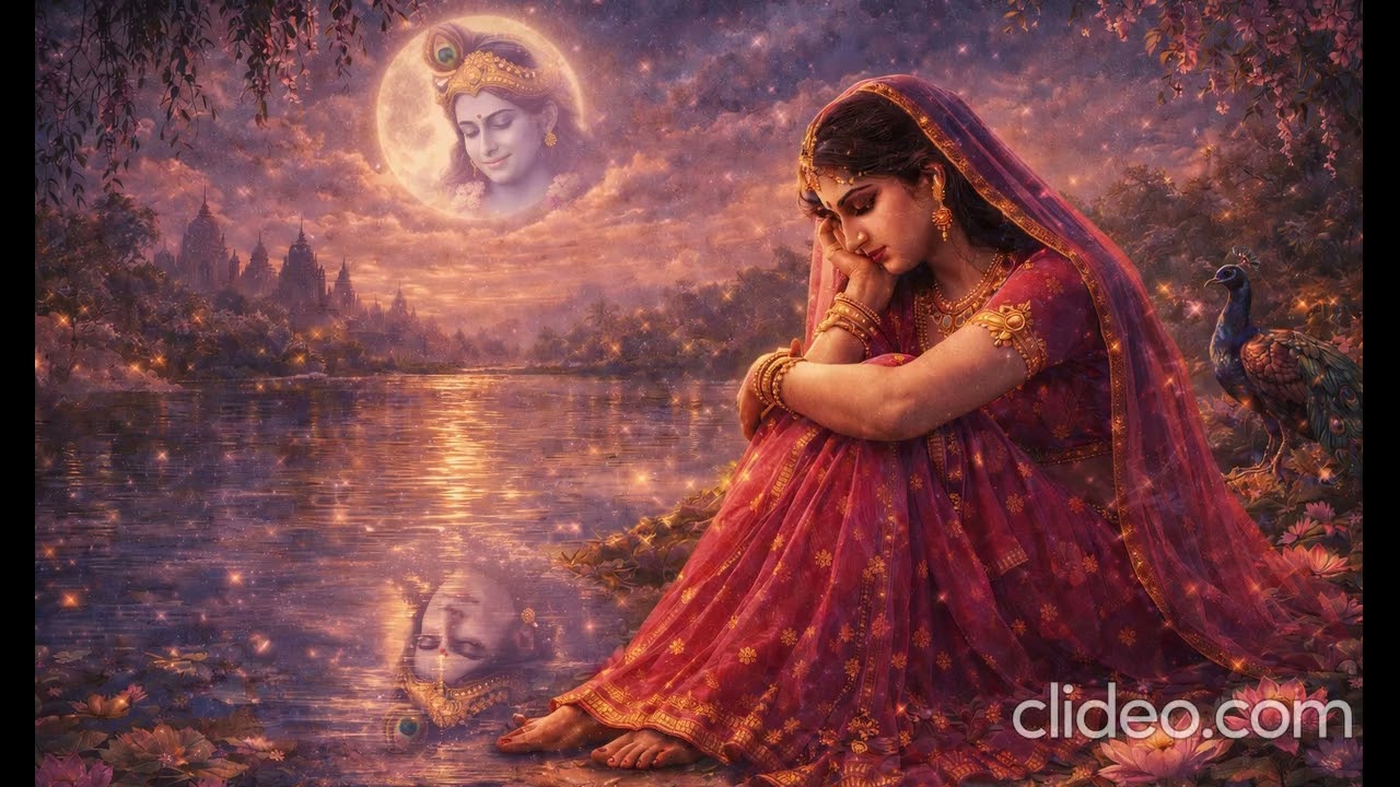 कृष्ण जुदाई में राधा