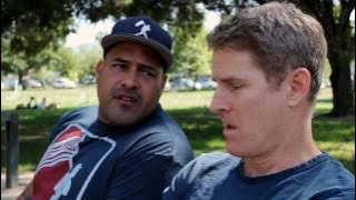 Scary Guy w/ Vincent 'Rocco' Vargas | Dads In Parks | Parenting Comedy