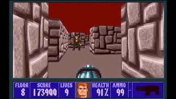 Wolfenstein 3D: Ultimate Challenge (Custom Level Mod) - Episode 2 Floor 8