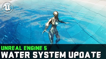 Unreal Engine Ocean, Swim and Water System - Exclusion Zones, Water Line and Wetness Map