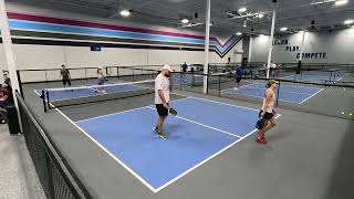 01/25/24 / ACE Pickleball Club / Advanced / Long, Hall -vs- Dillon & Jordan Sayman