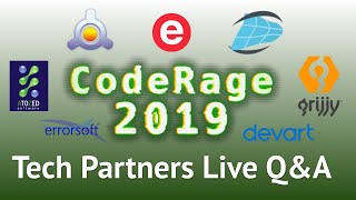 CodeRage 2019 - Tech Partner Roundup Live Q&A screenshot 1