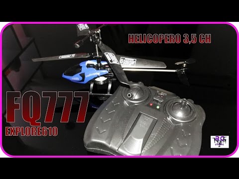 Helicopter 3 5 ch FQ777 601 review and flight Ltecnic