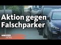 Zugeparkte Gehwege: Aktion gegen Falschparker | WDR aktuell