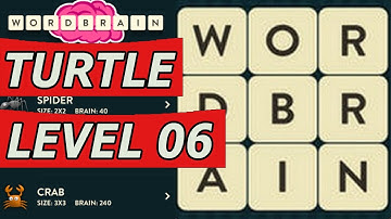 WordBrain Turtle Level 6 Answers (Android/IOS)