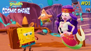 SpongeBob SquarePants The Cosmic Shake Part1 Playthrough Gameplay