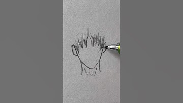 HOW TO DRAW BOY HAIR‼️#shorts #art #sketch #viral