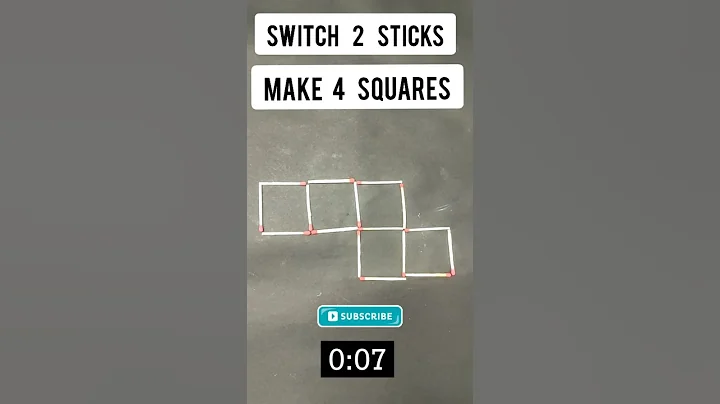 can you solve this matchstick puzzle?  #shorts