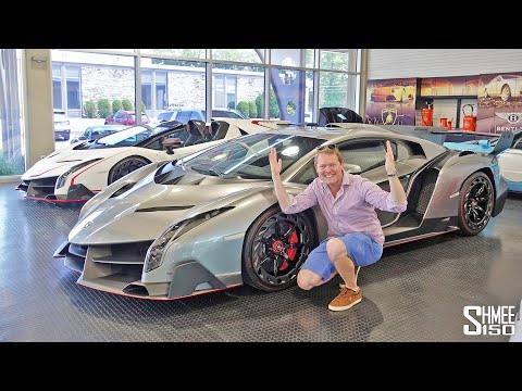 finding-two-unicorns!-lamborghini-veneno-coupe-and-roadster