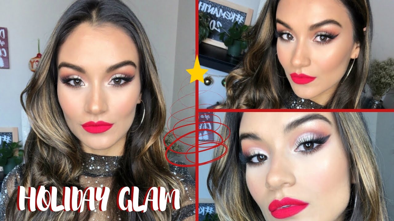 HOLIDAY GLAM  2018 ♡ Christmas Makeup Tutorial || Kemana Cubas