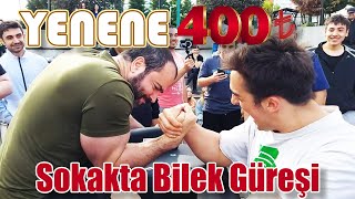 Bi̇lek Güreşi̇nde Beni̇ Yenene 400 Tl Sokakta Bi̇lek Güreşi̇ Yenen Parayi Alir 