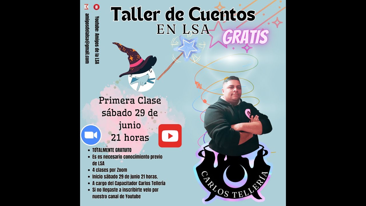 Taller de Cuentos en LSA con Carlos Tellería (1/4)