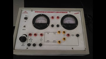 Verification of Kirchoff