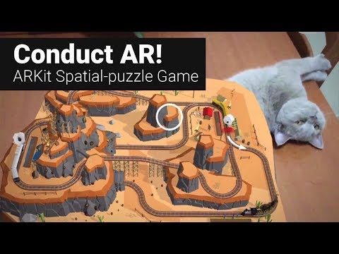 Conduct AR! Gameplay (ARKit puzzle game)