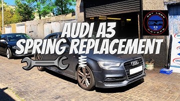 Audi A3 S Line Rear Spring Replacement